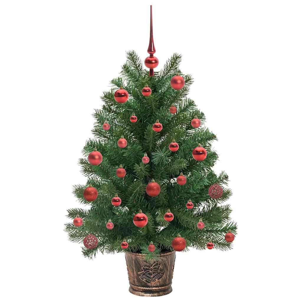 Artificial Christmas Tree with 150 LEDs Green 95 cm PE and PVC
