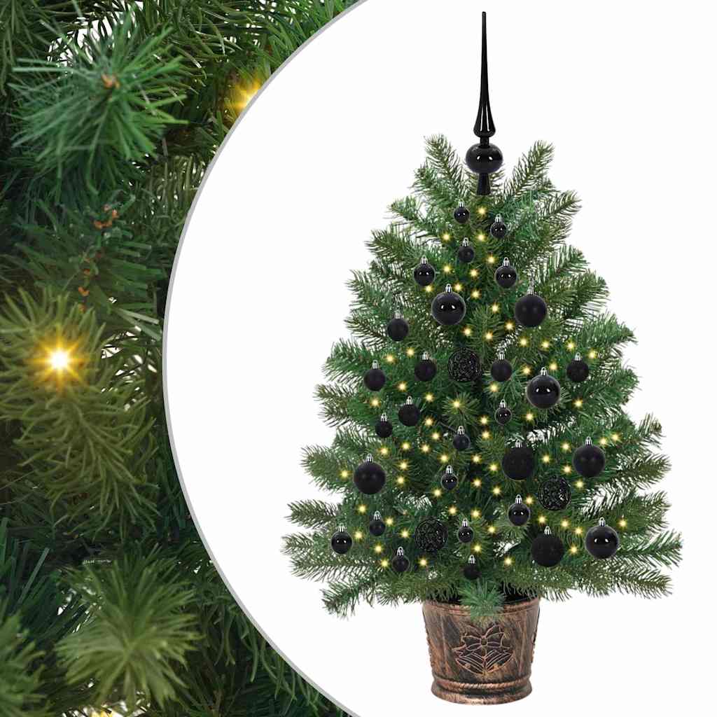 Artificial Christmas Tree with 150 LEDs Green 95 cm PE and PVC