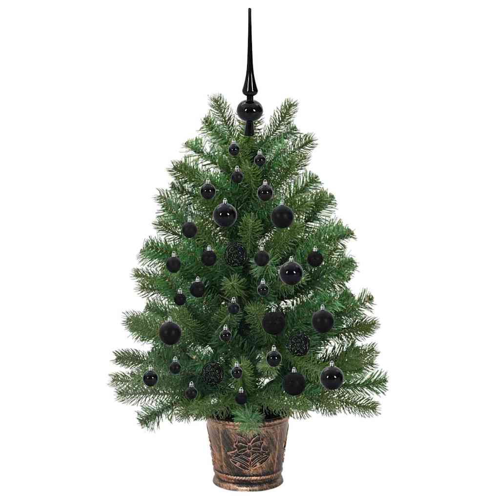 Artificial Christmas Tree with 150 LEDs Green 95 cm PE and PVC