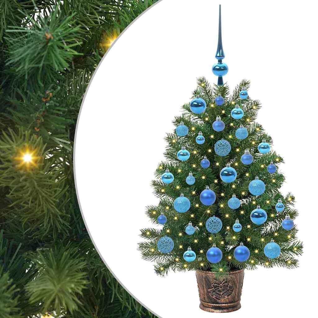 Artificial Christmas Tree with 150 LEDs Green 95 cm PE and PVC