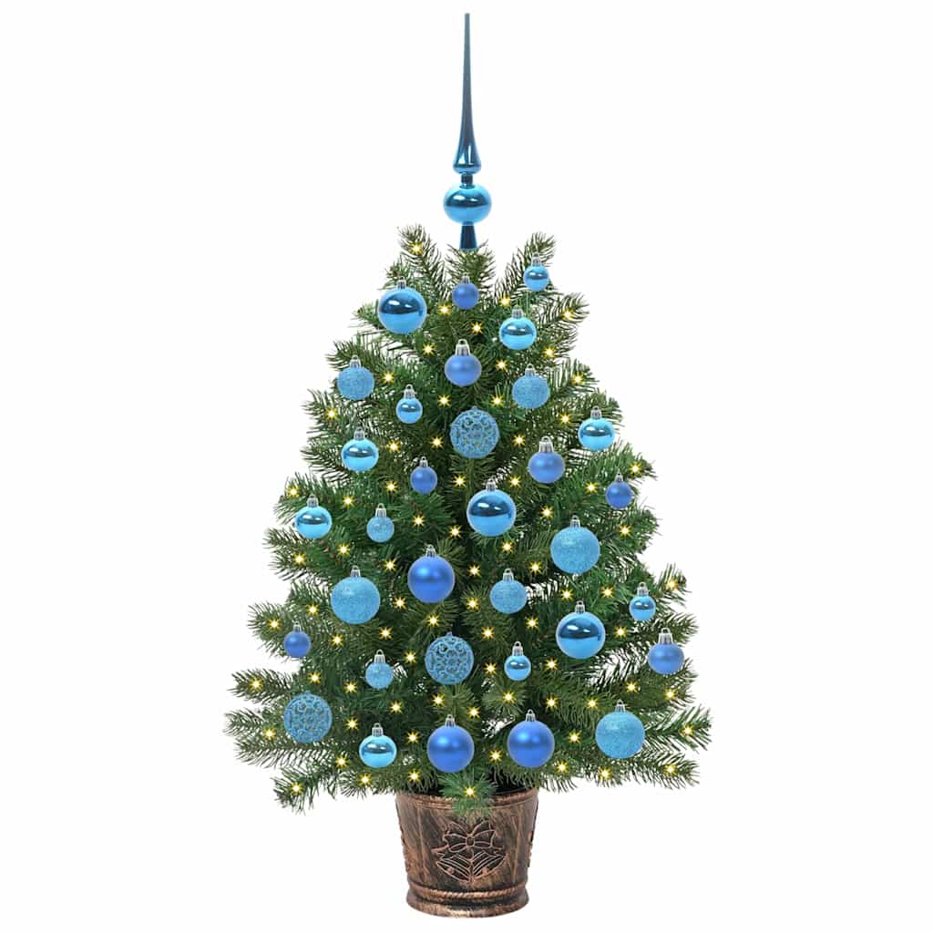 Artificial Christmas Tree with 150 LEDs Green 95 cm PE and PVC