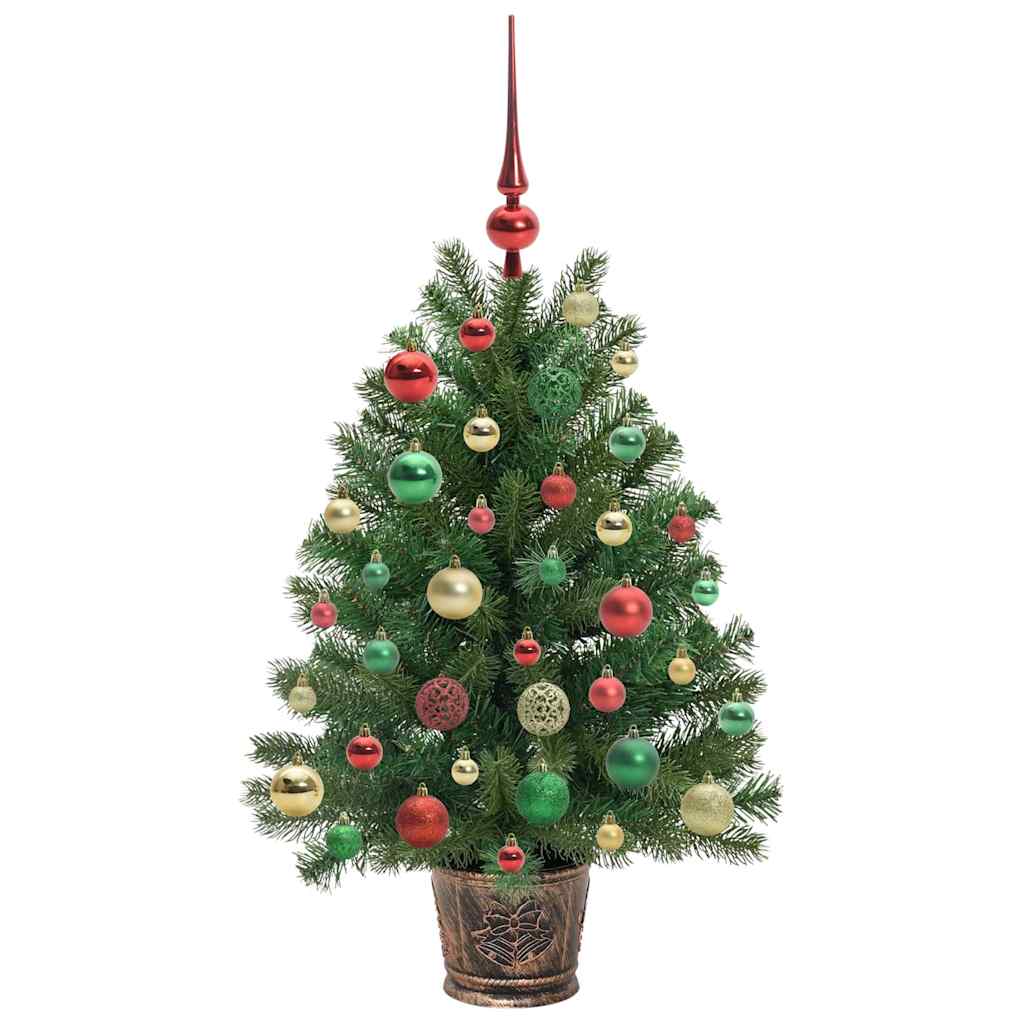 Artificial Christmas Tree with 150 LEDs Green 95 cm PE and PVC