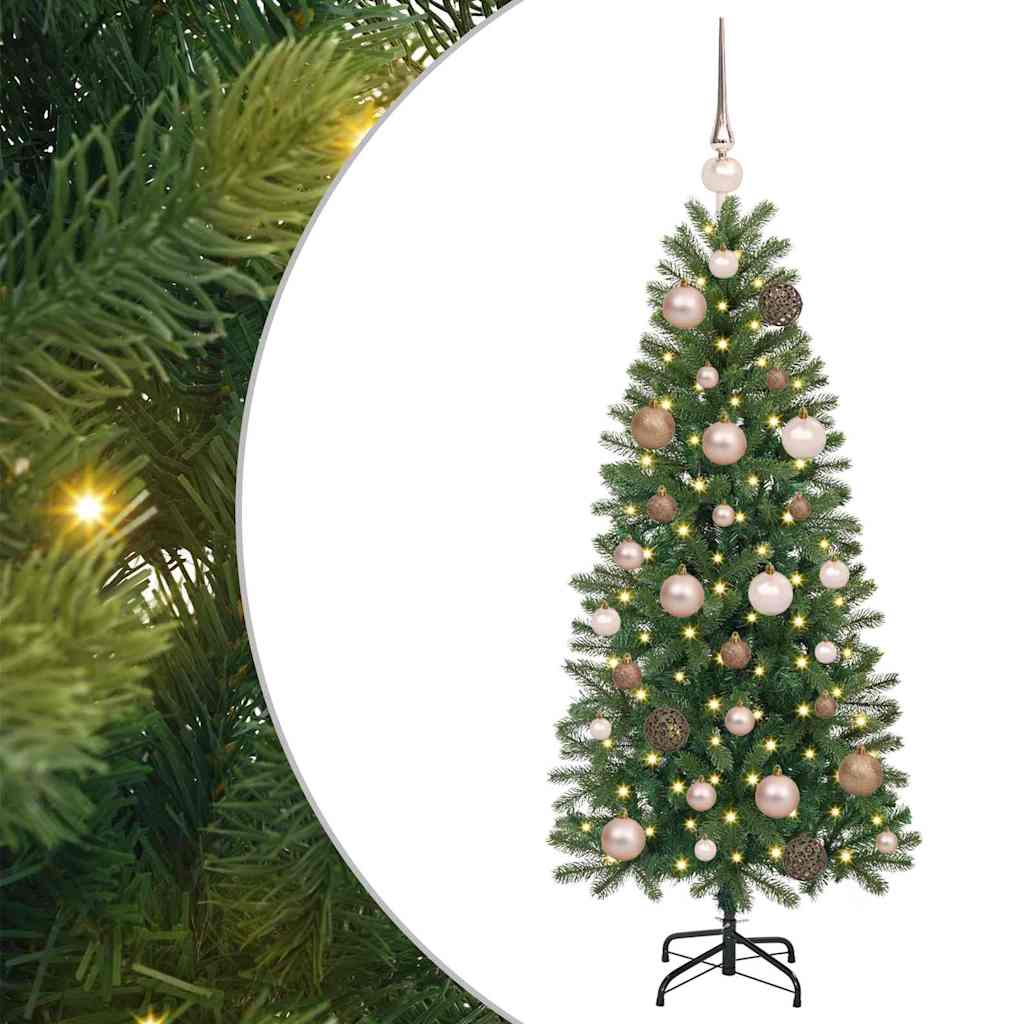 Artificial Christmas Tree with 150 LEDs Green 120 cm PE and PVC