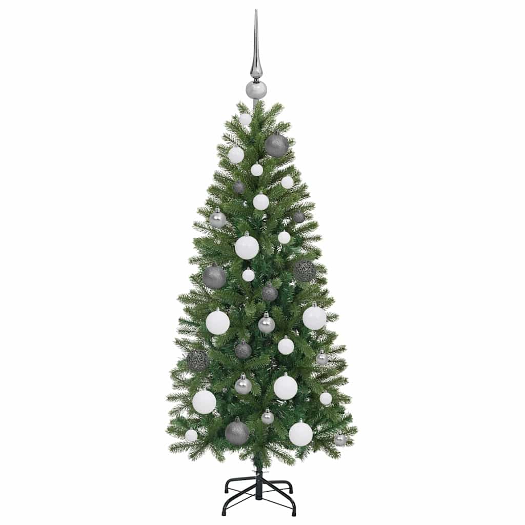 Artificial Christmas Tree with 150 LEDs Green 120 cm PE and PVC
