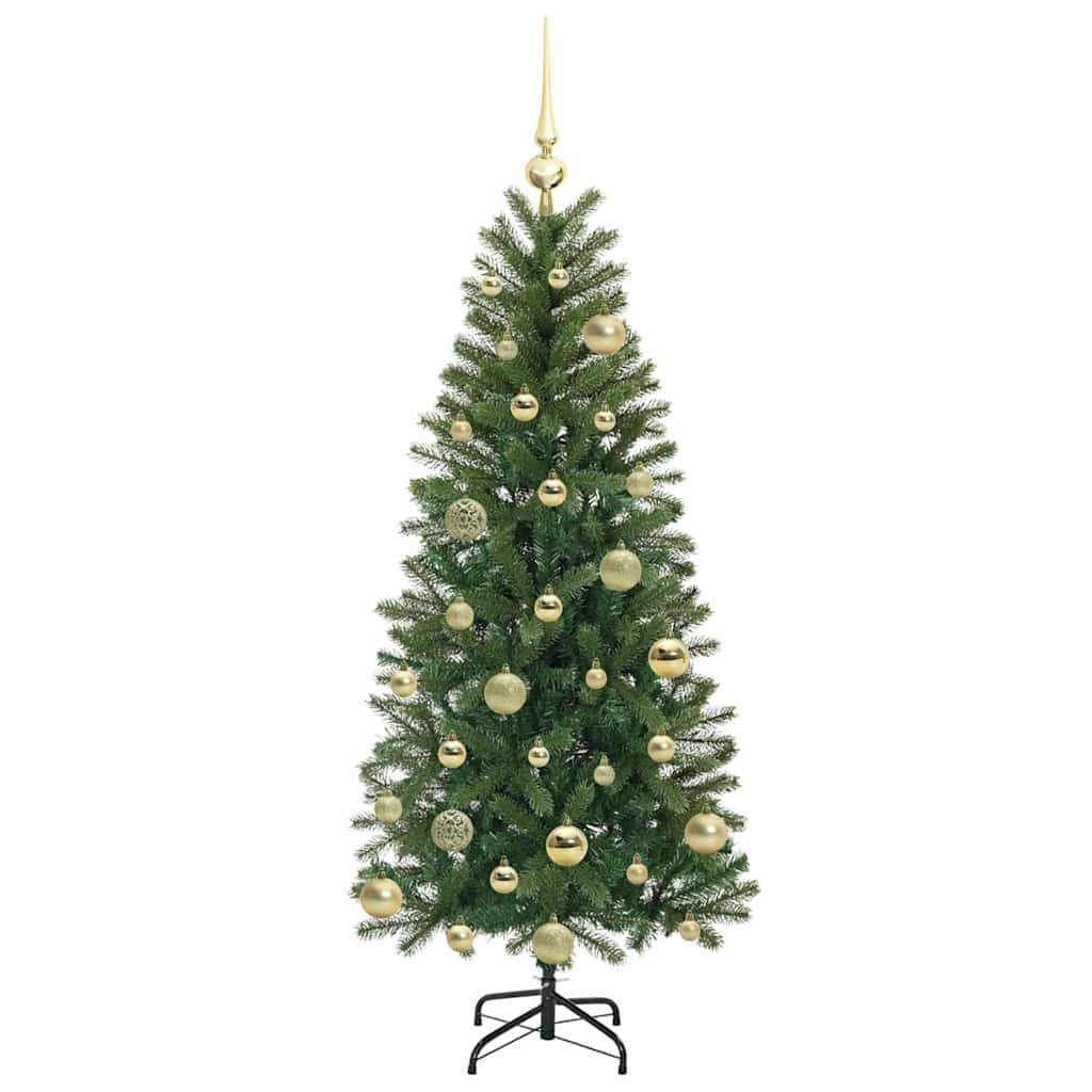 Artificial Christmas Tree with 150 LEDs Green 120 cm PE and PVC