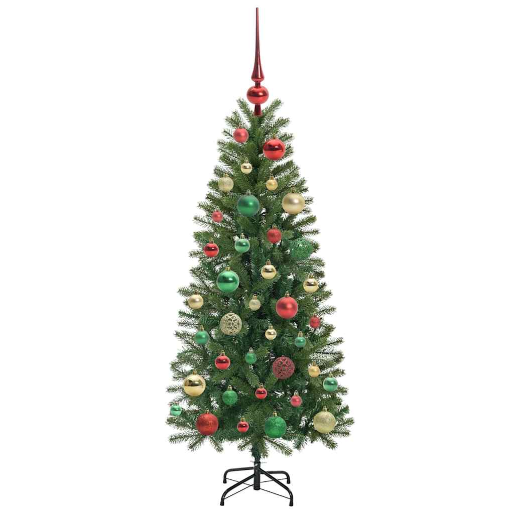 Artificial Christmas Tree with 150 LEDs Green 120 cm PE and PVC