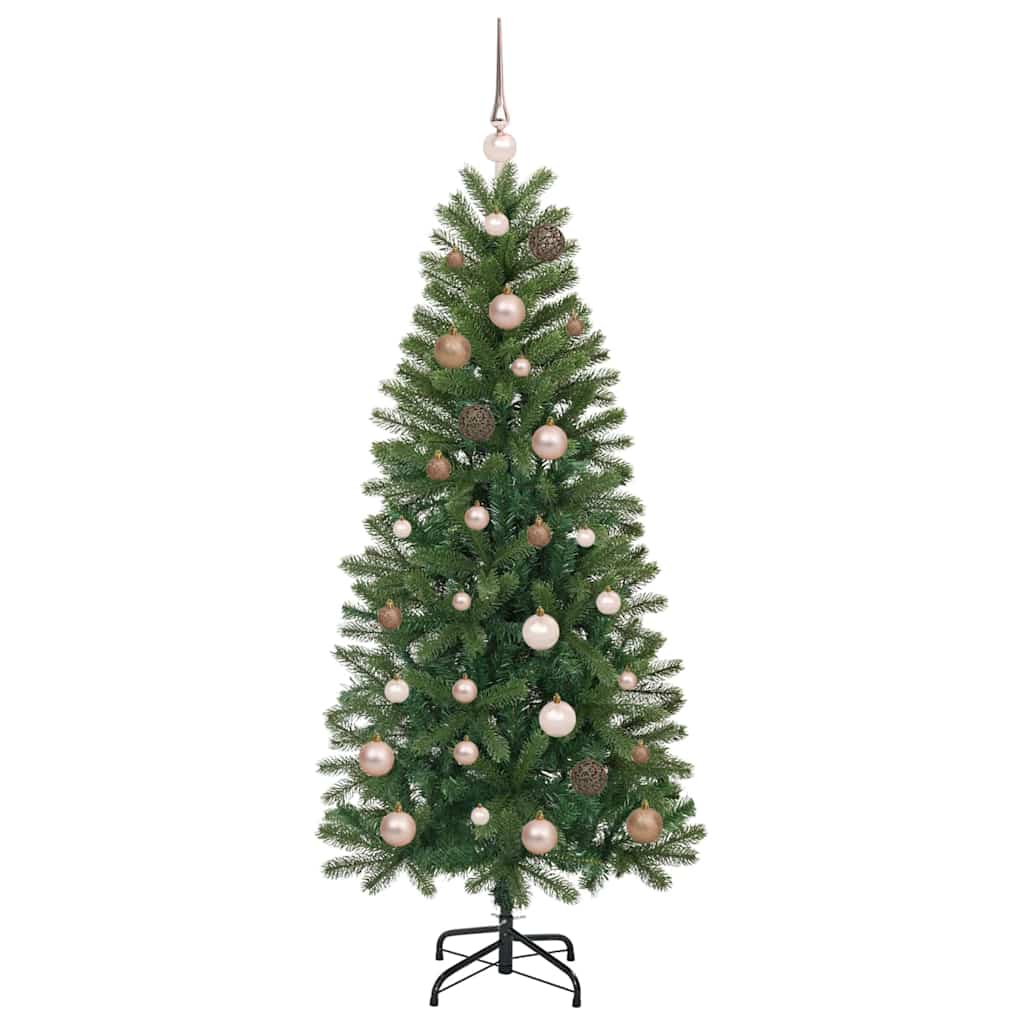Artificial Christmas Tree with 150 LEDs Green 150 cm PE and PVC
