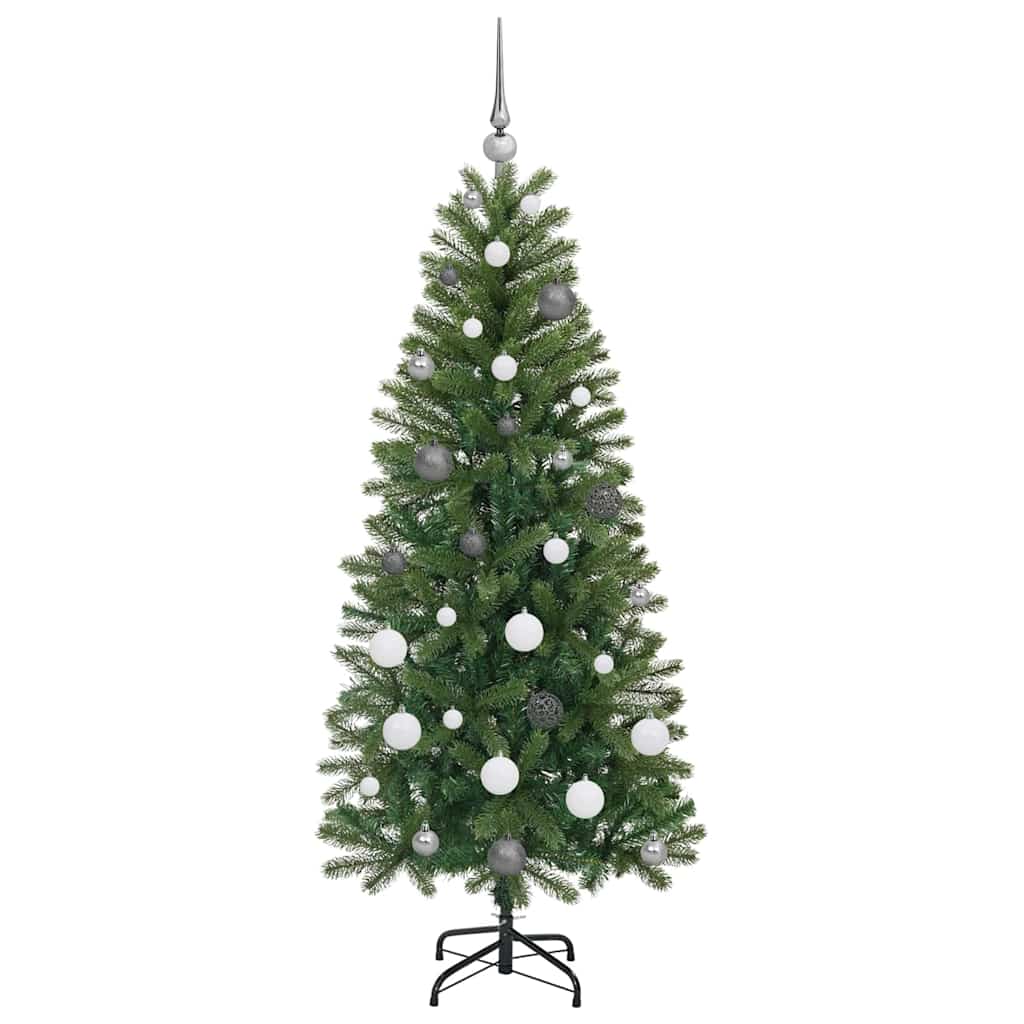 Artificial Christmas Tree with 150 LEDs Green 150 cm PE and PVC