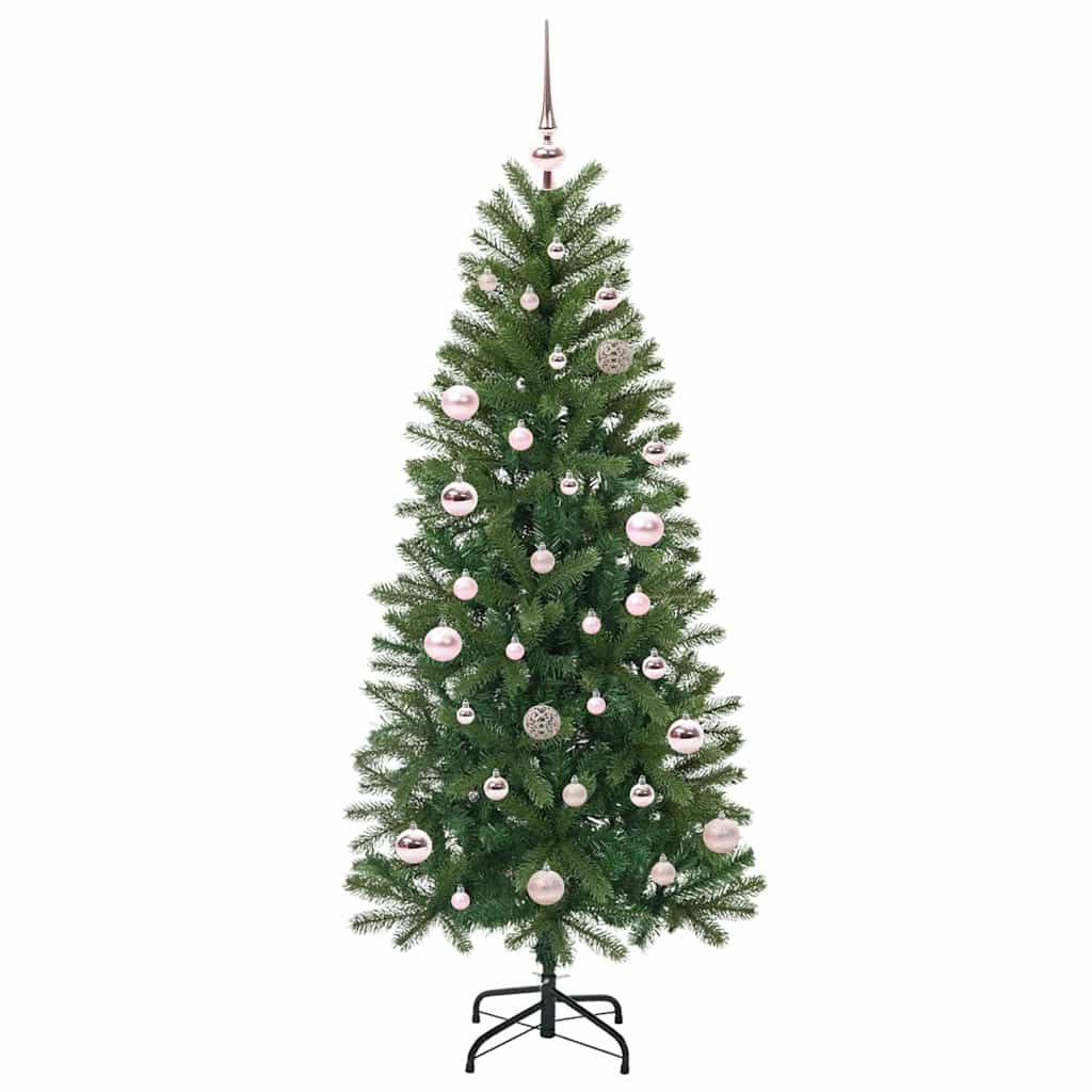 Artificial Christmas Tree with 150 LEDs Green 150 cm PE and PVC