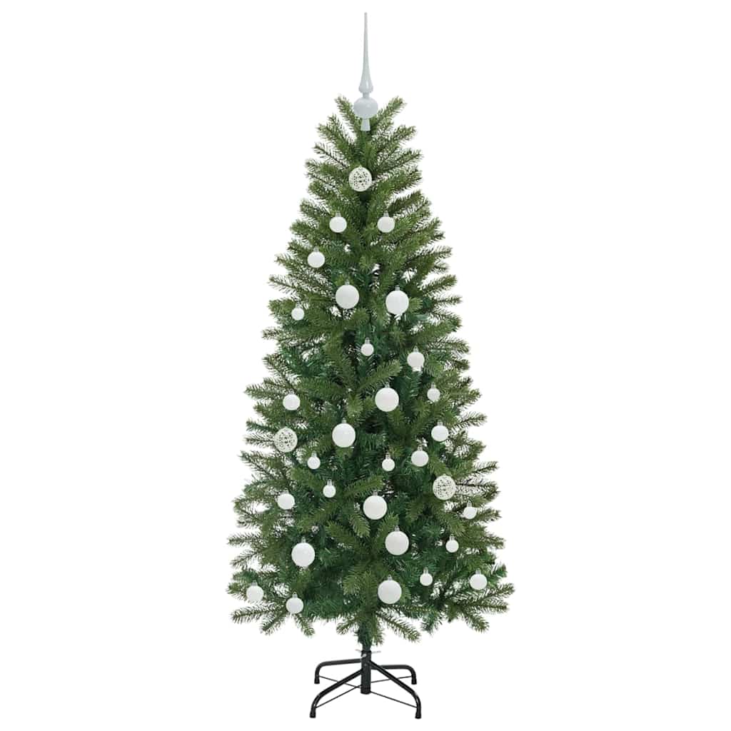 Artificial Christmas Tree with 150 LEDs Green 150 cm PE and PVC