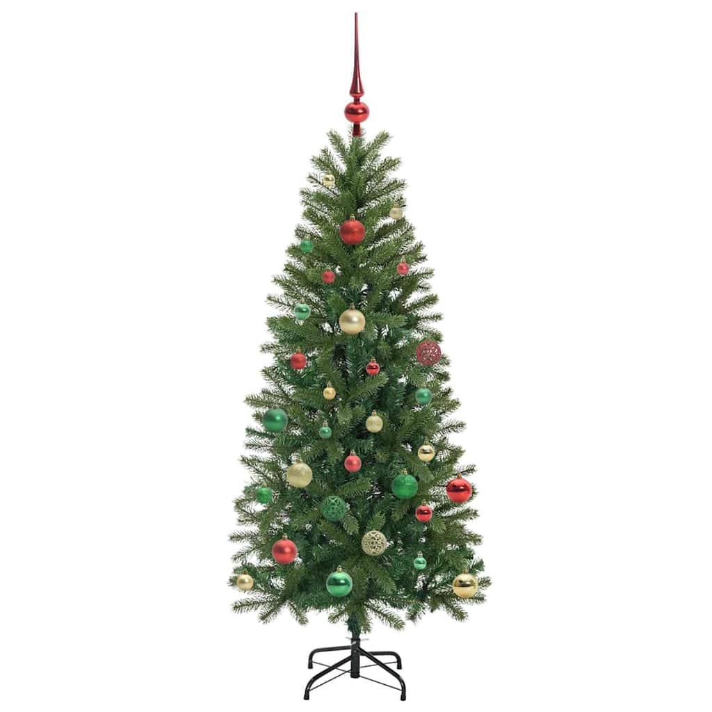 Artificial Christmas Tree with 150 LEDs Green 150 cm PE and PVC