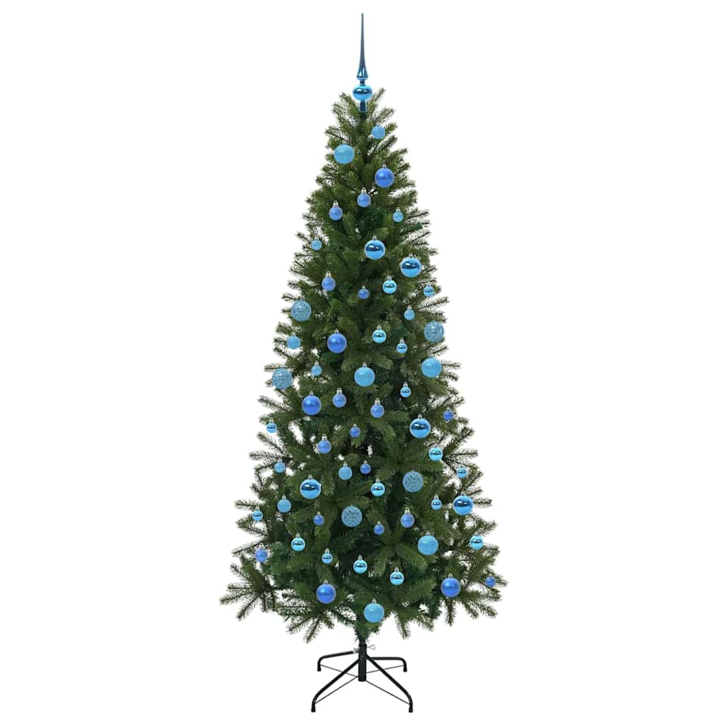Artificial Christmas Tree with 300 LEDs Green 180 cm PE and PVC