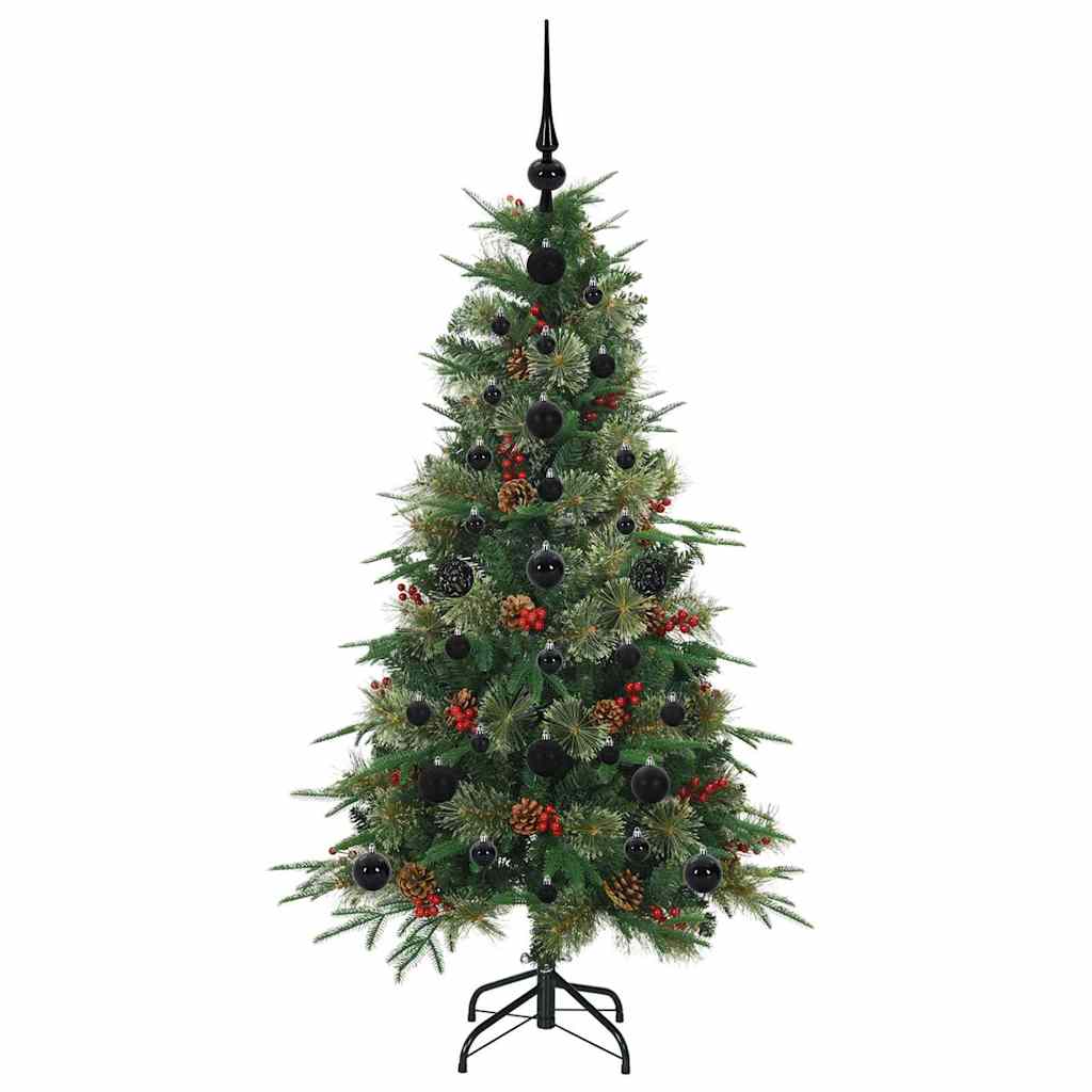 Artificial Hinged Christmas Tree Green 120 cm PE and PVC