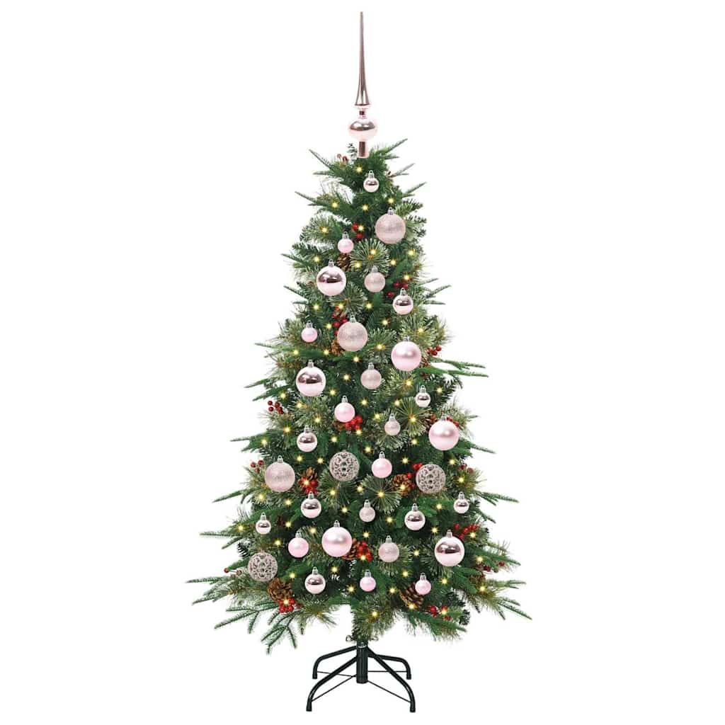 Artificial Hinged Christmas Tree Green 120 cm PE and PVC