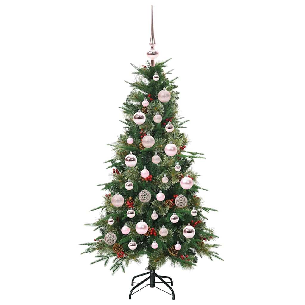 Artificial Hinged Christmas Tree Green 120 cm PE and PVC