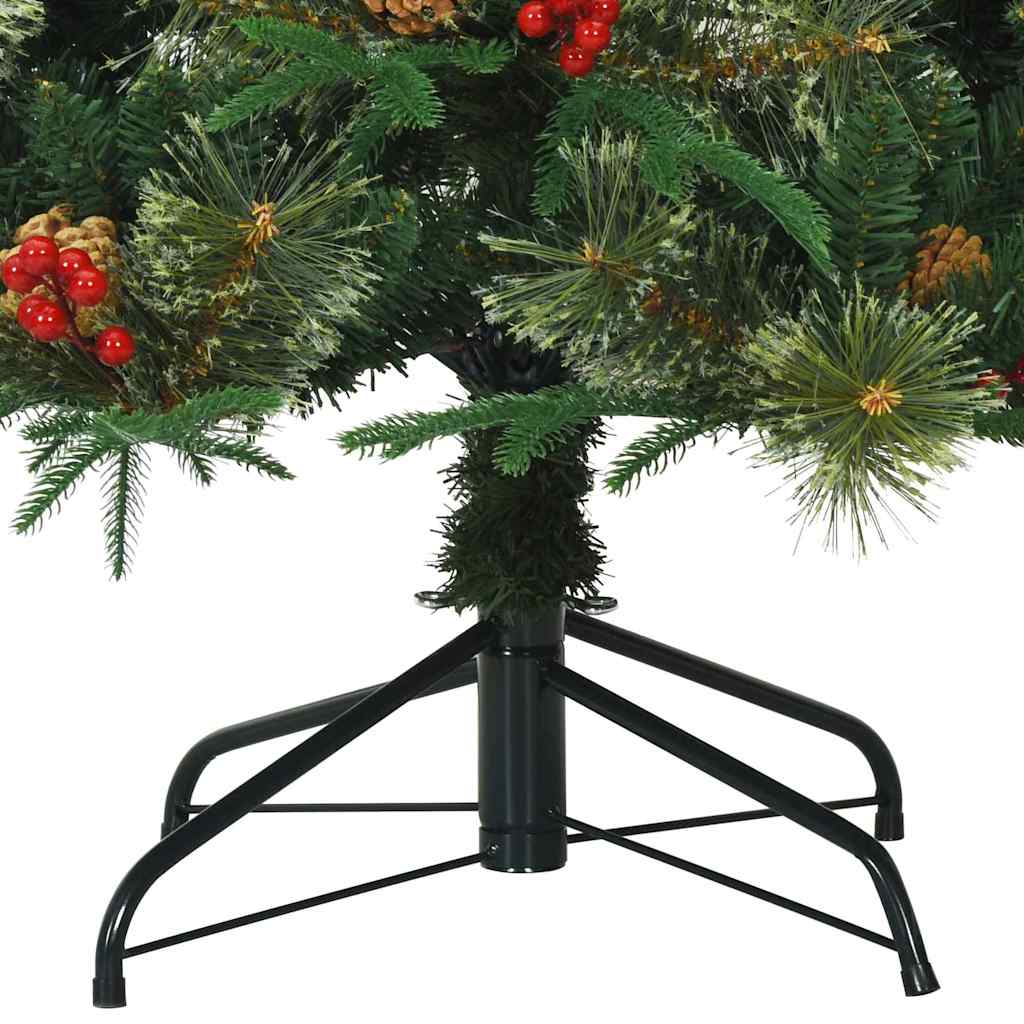 Artificial Hinged Christmas Tree Green 240 cm PE and PVC