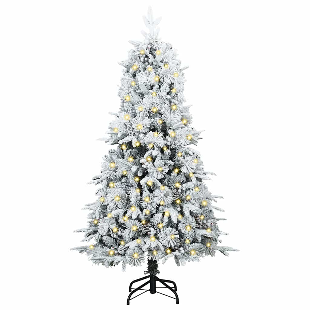 Artificial Hinged Christmas Tree Green 120 cm PE and PVC