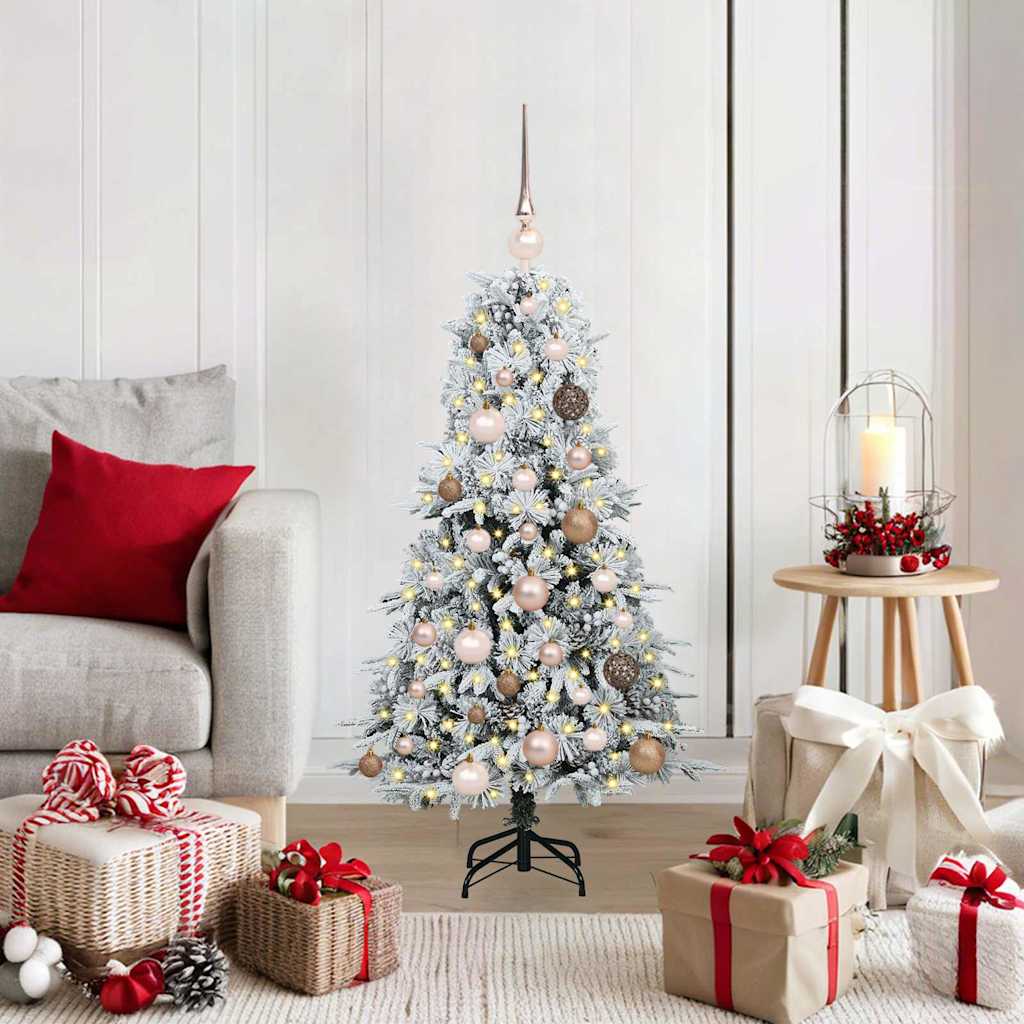 Artificial Hinged Christmas Tree Green 120 cm PE and PVC