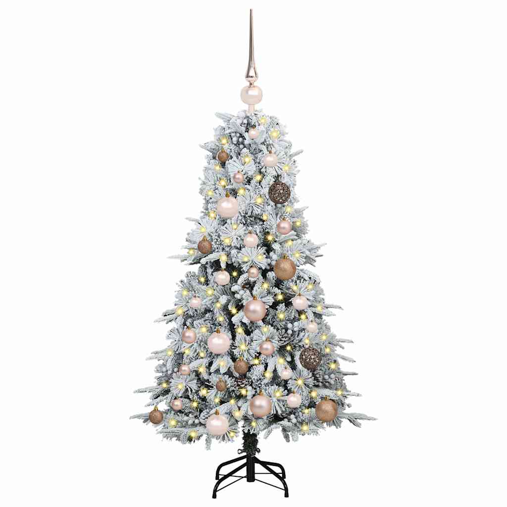 Artificial Hinged Christmas Tree Green 120 cm PE and PVC