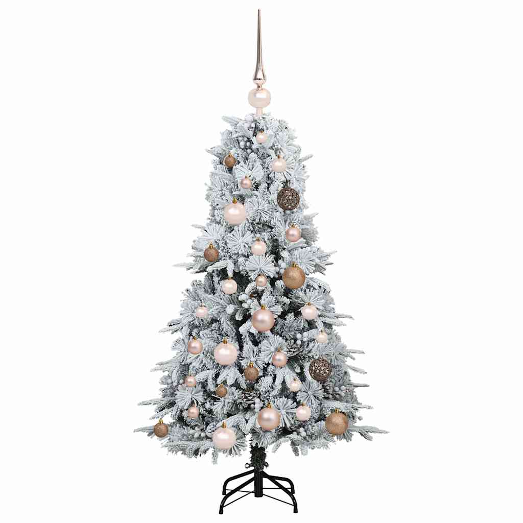 Artificial Hinged Christmas Tree Green 120 cm PE and PVC