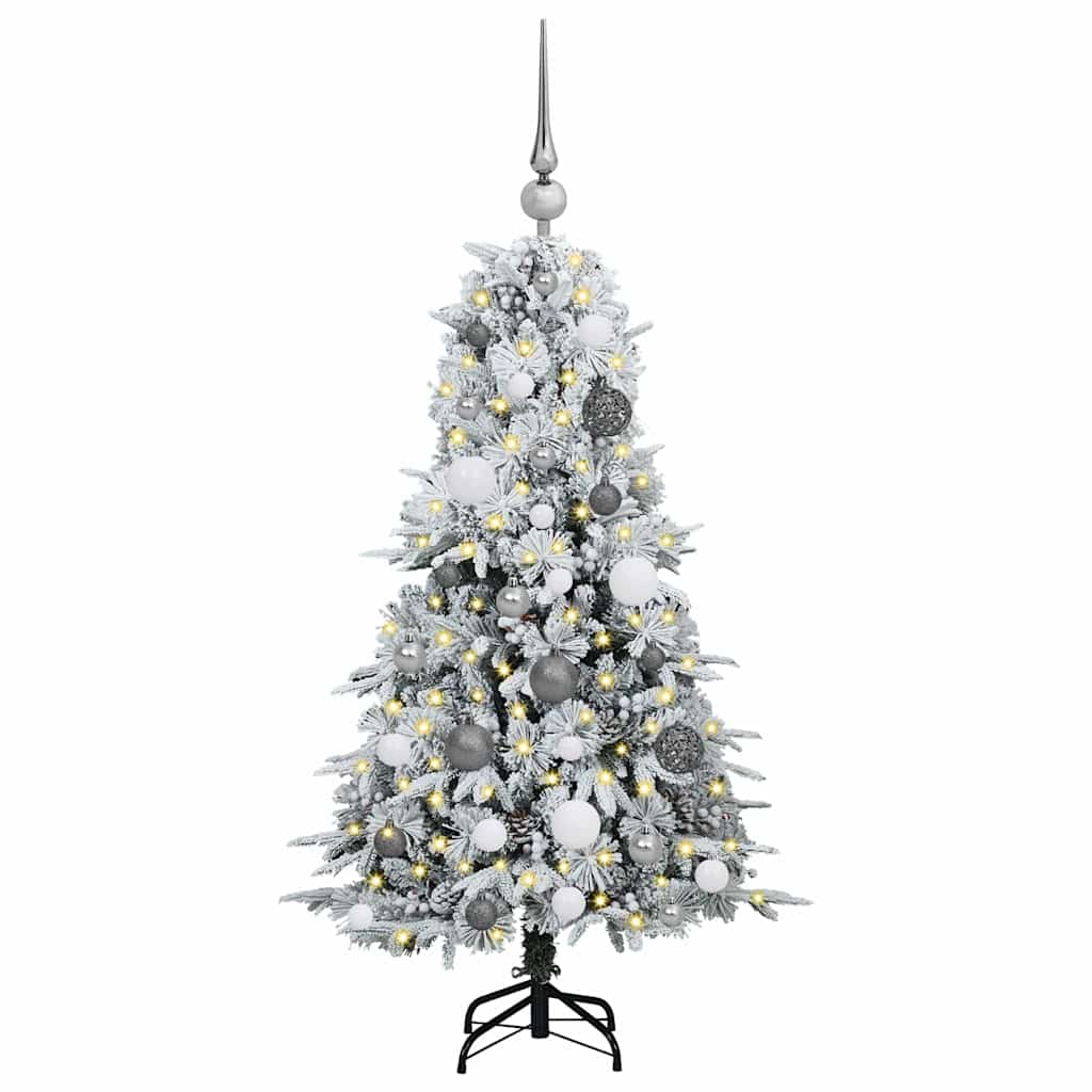 Artificial Hinged Christmas Tree Green 120 cm PE and PVC