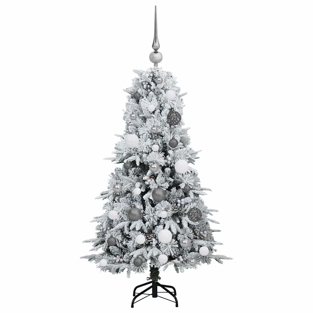 Artificial Hinged Christmas Tree Green 120 cm PE and PVC