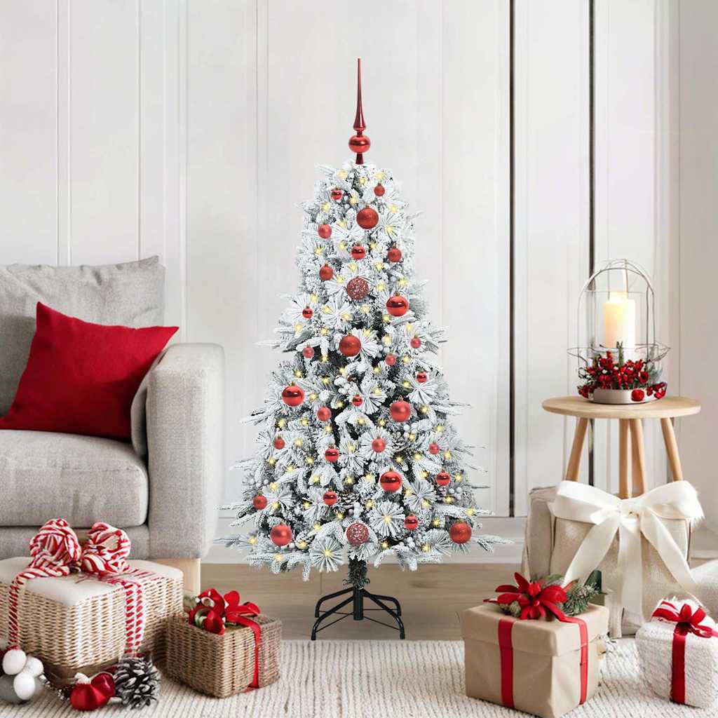 Artificial Hinged Christmas Tree Green 120 cm PE and PVC