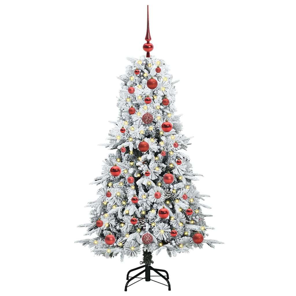 Artificial Hinged Christmas Tree Green 120 cm PE and PVC