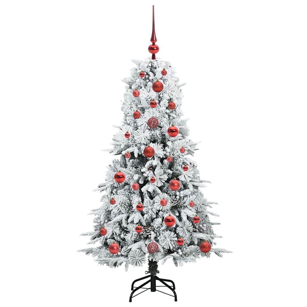Artificial Hinged Christmas Tree Green 120 cm PE and PVC