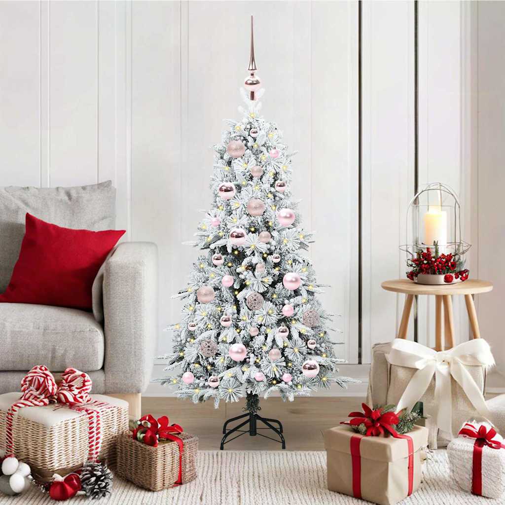 Artificial Hinged Christmas Tree Green 120 cm PE and PVC