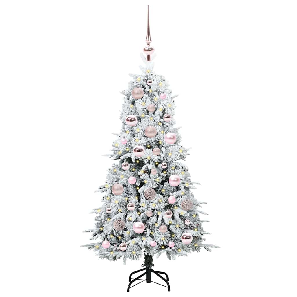 Artificial Hinged Christmas Tree Green 120 cm PE and PVC