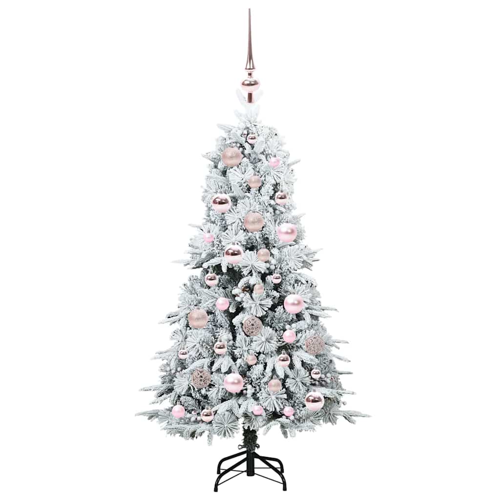 Artificial Hinged Christmas Tree Green 120 cm PE and PVC