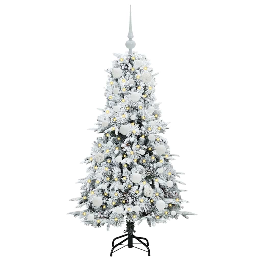 Artificial Hinged Christmas Tree Green 120 cm PE and PVC