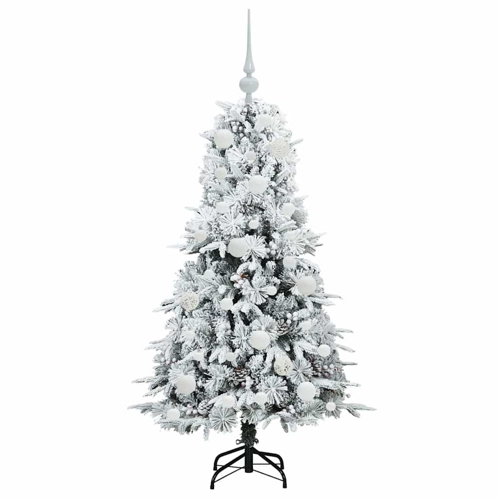 Artificial Hinged Christmas Tree Green 120 cm PE and PVC