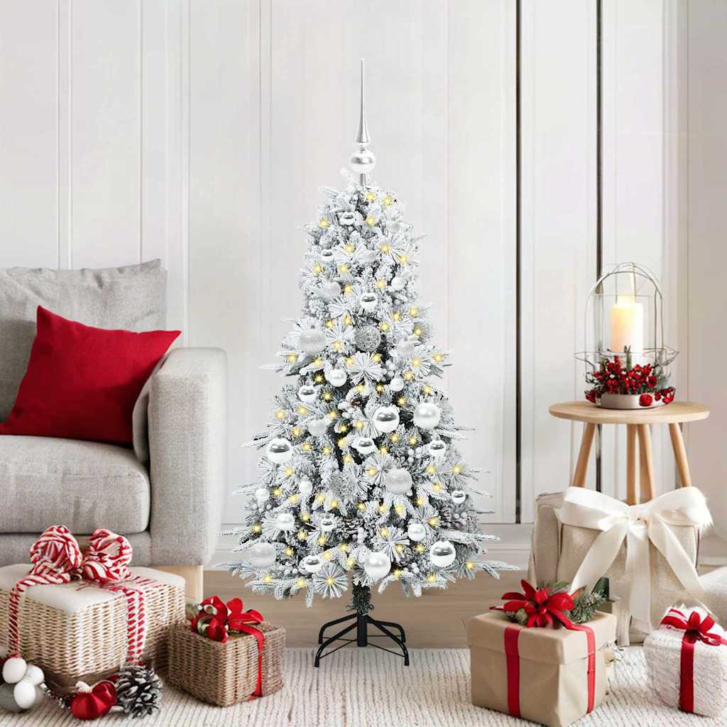 Artificial Hinged Christmas Tree Green 120 cm PE and PVC
