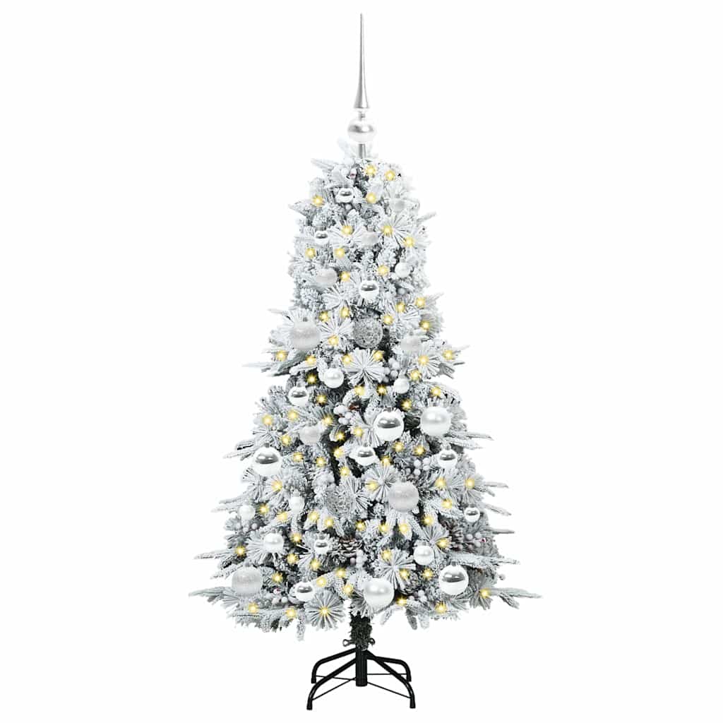 Artificial Hinged Christmas Tree Green 120 cm PE and PVC