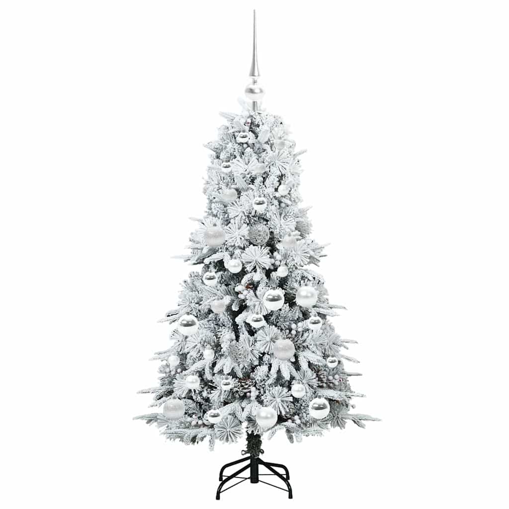 Artificial Hinged Christmas Tree Green 120 cm PE and PVC