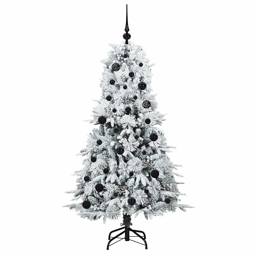 Artificial Hinged Christmas Tree Green 150 cm PE and PVC
