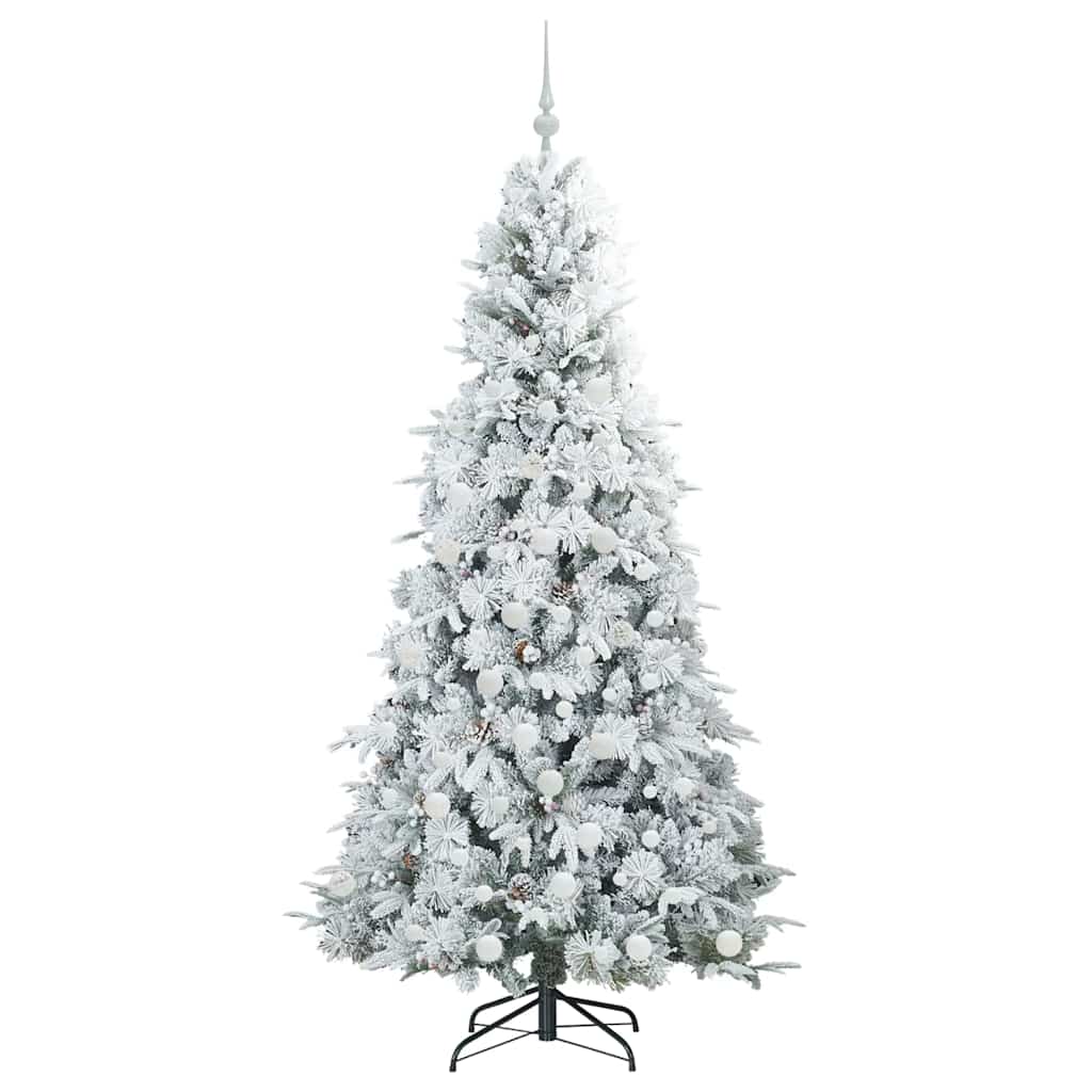 Artificial Hinged Christmas Tree Green 180 cm PE and PVC