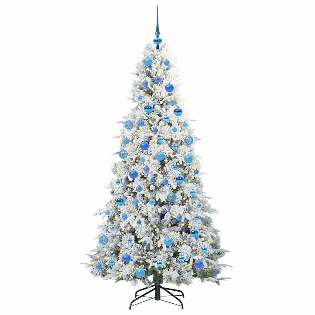 Artificial Hinged Christmas Tree Green 180 cm PE and PVC
