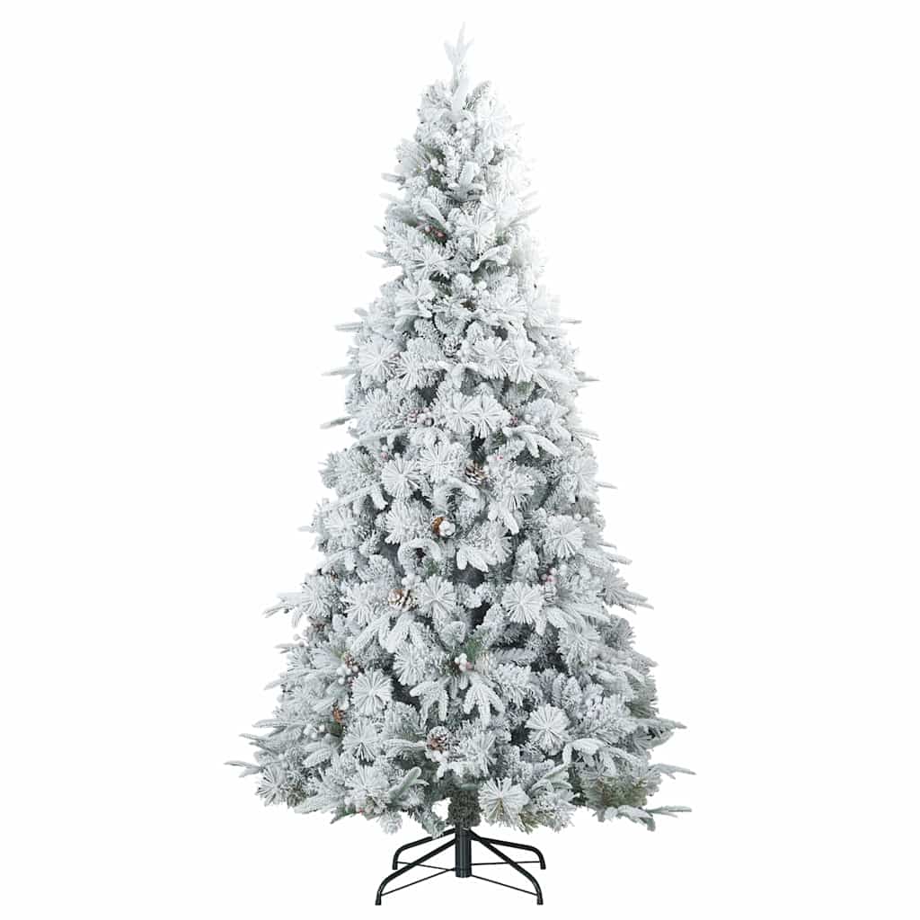 Artificial Hinged Christmas Tree Green 180 cm PE and PVC
