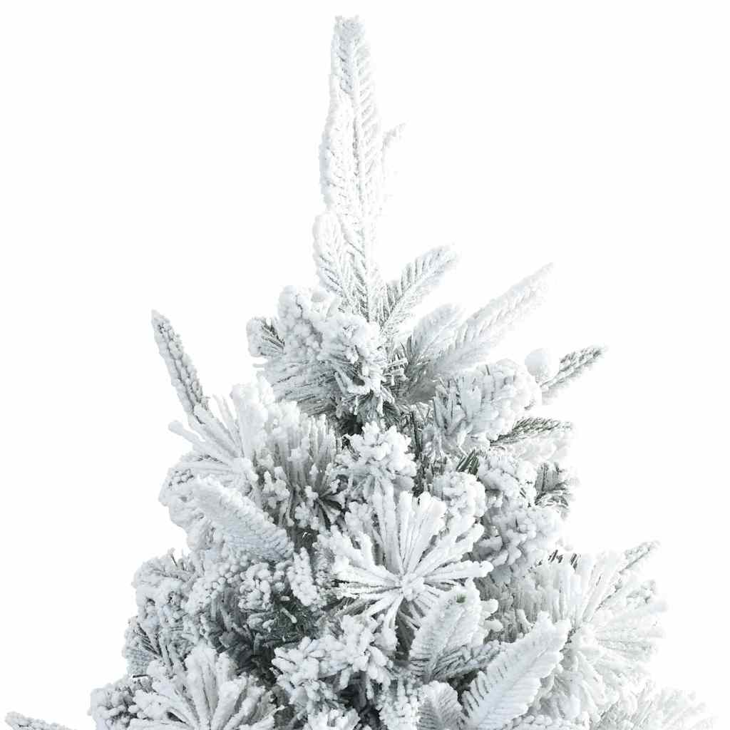 Artificial Hinged Christmas Tree Green 210 cm PE and PVC