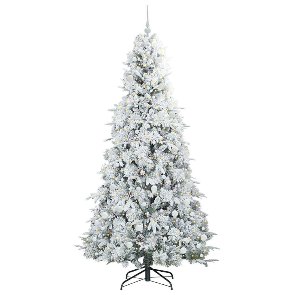 Artificial Hinged Christmas Tree Green 240 cm PE and PVC