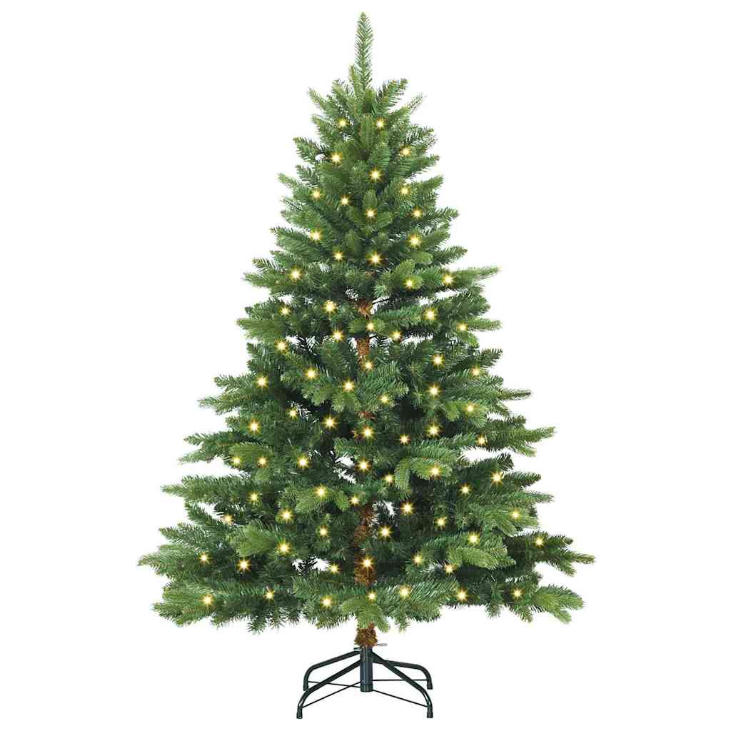 Artificial Christmas Tree with 150 LEDs Green 120 cm PE and PVC