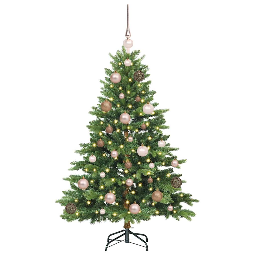 Artificial Christmas Tree with 150 LEDs Green 120 cm PE and PVC