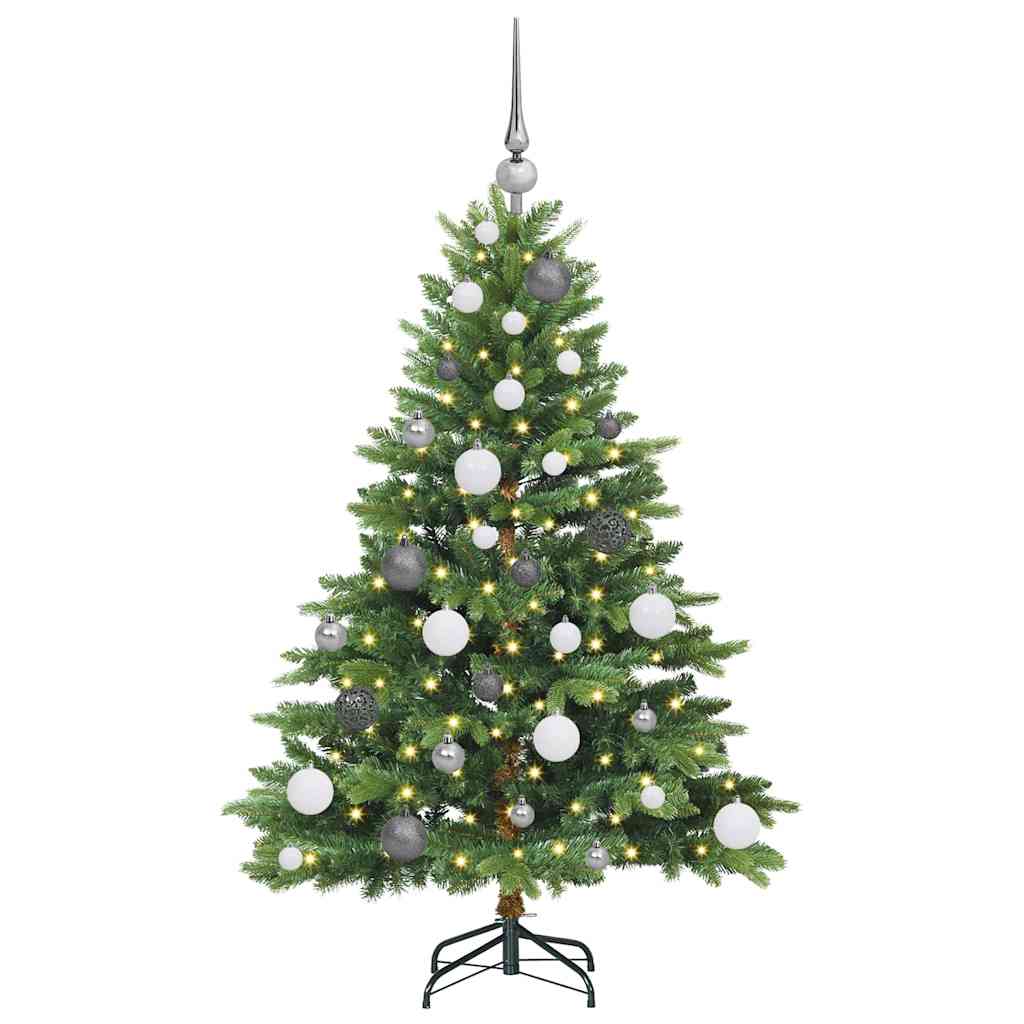 Artificial Christmas Tree with 150 LEDs Green 120 cm PE and PVC