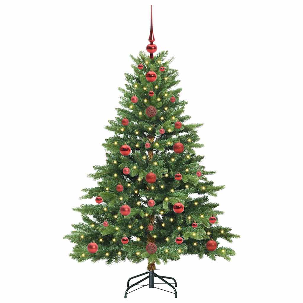 Artificial Christmas Tree with 150 LEDs Green 120 cm PE and PVC