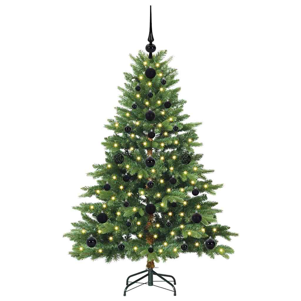 Artificial Christmas Tree with 150 LEDs Green 120 cm PE and PVC