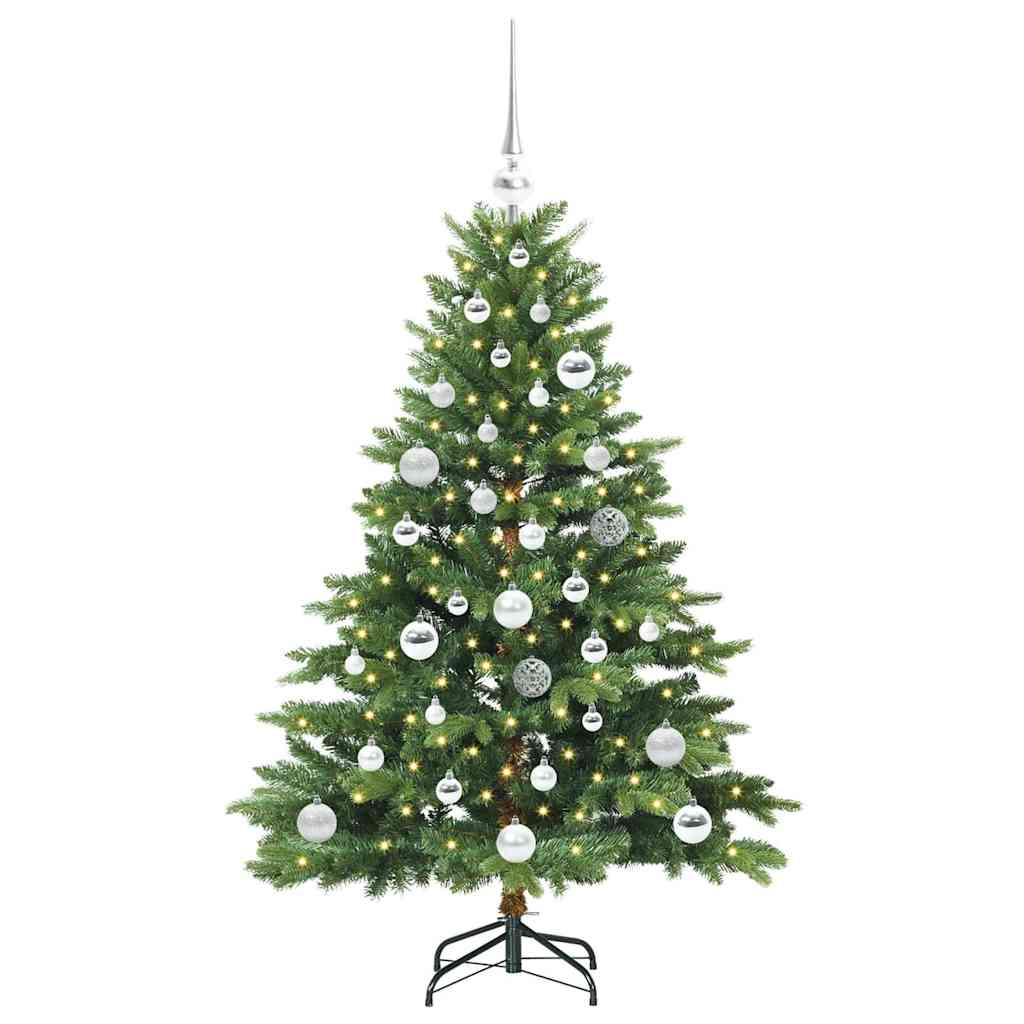 Artificial Christmas Tree with 150 LEDs Green 120 cm PE and PVC
