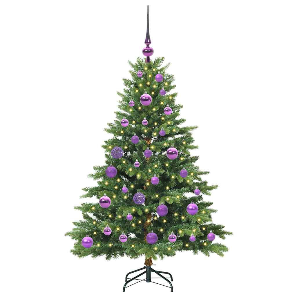Artificial Christmas Tree with 150 LEDs Green 120 cm PE and PVC